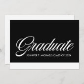 Faire-part Diplômé (Devant / Derrière)