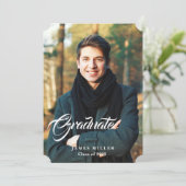 Faire-part diplômé (Debout devant)