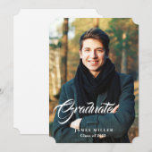 Faire-part diplômé (Devant / Derrière)