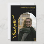 Faire-part Diplôme d'Arc Photo Moderne (Devant)