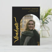 Faire-part Diplôme d'Arc Photo Moderne (Debout devant)