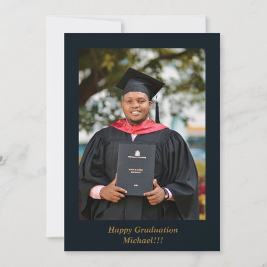 Faire-part Diplôme De Casquette Et De Livres (Devant)