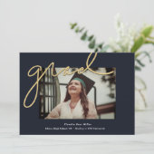 Faire-part Diplôme de la Marine et de l'Or (Debout devant)