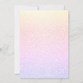 Faire-part Diplômé de la petite fille moderne lycée photo dip (Dos)