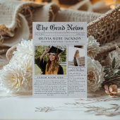 Faire-part Diplôme de la photo du journal