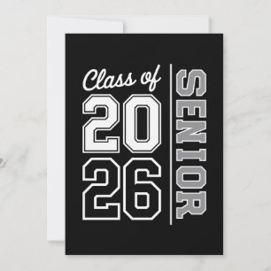 Faire-part Diplômé de la promotion 2026 26e année de fin d'ét