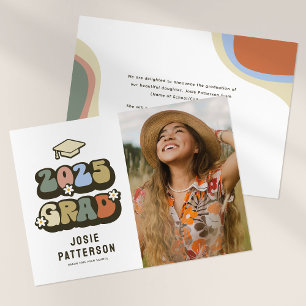 Faire-part Diplômé de la Retro Photo