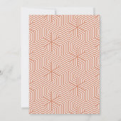 Faire-part Diplôme de la typographie géométrique multiphoto (Dos)