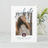 Faire-part Diplômé de l'Université d'Auburn | Auburn Tigers (Debout devant)