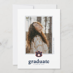 Faire-part Diplôme de l'Université d'Auburn - Auburn Tigers