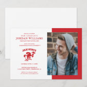 Faire-part Diplômé de l'Université d'État de Jacksonville (Devant / Derrière)