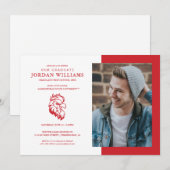 Faire-part Diplômé de l'Université d'État de Jacksonville (Devant / Derrière)