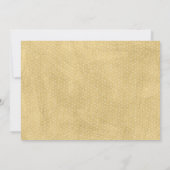 Faire-part Diplôme de marine et d'or (Dos)