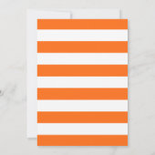 Faire-part Diplôme de photo de script orange Preppy (Dos)