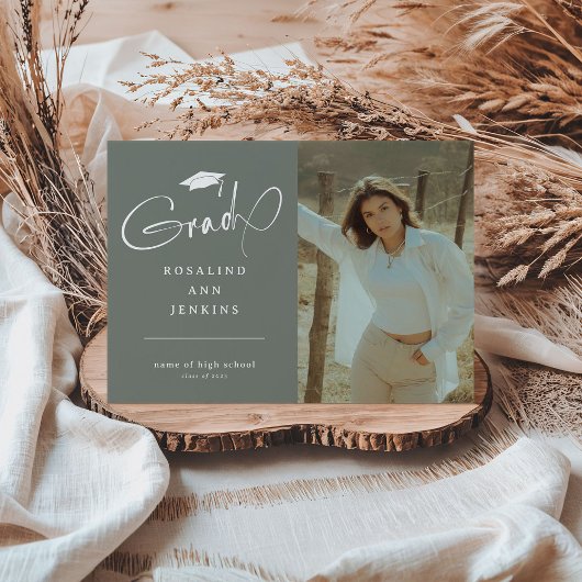 Faire-part Diplôme de photographie moderne