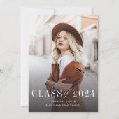 Faire-part Diplôme de photographie moderne (Devant)