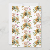 Faire-part Diplôme de tournesol (Dos)