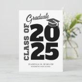 Faire-part Diplôme d'études secondaires (Debout devant)