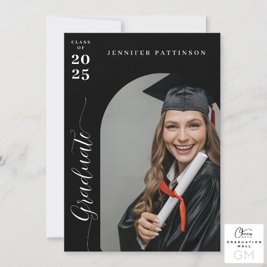 Faire-part Diplôme d'Études Secondaires Moderne