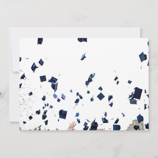 Faire-part Diplôme d'études secondaires multiphoto modifiable (Dos)