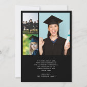 Faire-part Diplôme d'études supérieures de l'Université Multi (Dos)