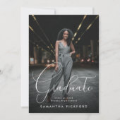 Faire-part Diplôme d'études supérieures personnalisable (Devant)