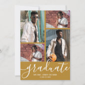 Faire-part Diplôme d'or multiphoto (Devant)