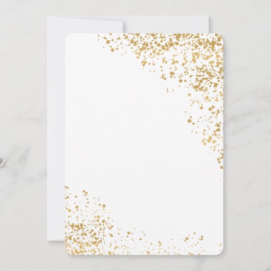 FAIRE-PART DIPLÔMÉ ÉLÉGANT ET MODERNE (Dos)