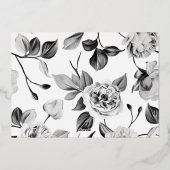 Faire-part diplômé en typographie de script (Verso)