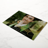 Faire-part diplômé en typographie de script (Rotation)