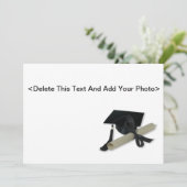 Faire-part Diplôme et Diplôme ( Conseil du mortier ) (Debout devant)