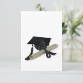 Faire-part Diplôme et Diplôme ( Conseil du mortier ) (Debout devant)