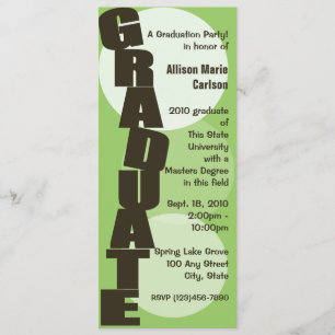 Faire-part Diplômé/Faire-part de diplôme