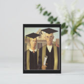 Faire-part Diplôme gothique américain (Debout devant)