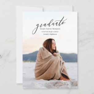 FAIRE-PART DIPLÔME MINIMAL