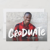 Faire-part Diplôme moderne moderne moderne tendance une gradu (Devant)