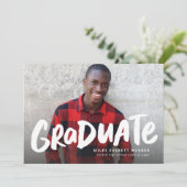 Faire-part Diplôme moderne moderne moderne tendance une gradu (Debout devant)