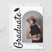 Faire-part Diplôme photo Arch moderne (Devant)