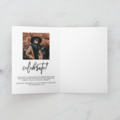 Faire-part Diplôme photo Chic Script 2 (Intérieur)