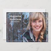 Faire-part Diplôme photo complet (Devant)