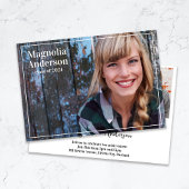 Faire-part Diplôme photo complet