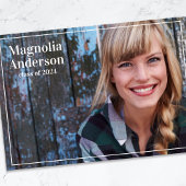 Faire-part Diplôme photo complet