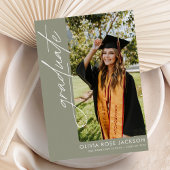 Faire-part Diplôme photo moderne