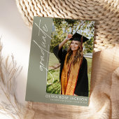 Faire-part Diplôme photo moderne