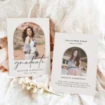 Diplôme photo simple Boho Arch