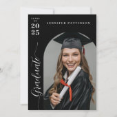 Faire-part Diplômé Stylish (Devant)