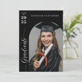 Faire-part Diplômé Stylish (Debout devant)