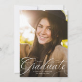 Faire-part Diplôme vertical de cycle simple (Devant)