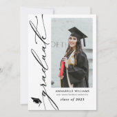 Faire-part Diplômée de la photographie de collage (Devant)