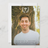 Faire-part Diplômée en soins infirmiers Infirmière diplômée C (Devant)